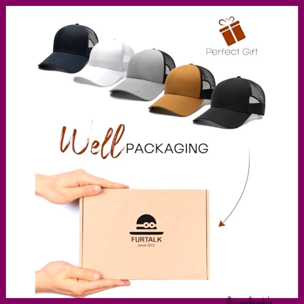 Structured Trucker Hat Adjustable Mesh Baseball C… - image 5